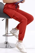 Brl Üniforma BRLBAGEL Tek Alt Kargo Cepli Jogger Likralı Unisex Cerrahi Pantolon Lacivert - 3