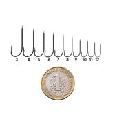 Shogun 1522 Best Kirby Siyah Çapraz 1000 lİ Olta İğnesi No:1/0 thumbnail 2