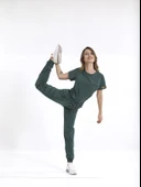Brl Üniforma BRLBAGEL Tek Alt Kargo Cepli Jogger Likralı Unisex Cerrahi Pantolon Lacivert - 9