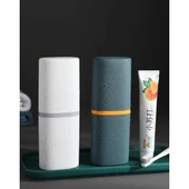 Seyahat Tipi Diş Fırçası ve Macun Saklama Kabı - 4