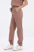 Brl Üniforma BRLBAGEL Tek Alt Kargo Cepli Jogger Likralı Unisex Cerrahi Pantolon Lacivert - 8