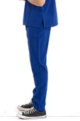 Brl Üniforma  Tek Alt Kargo Cepli Klasik Likralı Unisex Cerrahi Pantolon Lacivert - 4