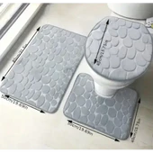 Banyo Tuvalet Paspas Seti 3 PARÇA - 1