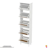 Modilayn VARBİ UMAY Kapı Önü 52x205x26 cm’ lik 5 Düşer Kapak 10 Göz Bölme Ayakkabılık thumbnail 7