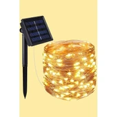 Güneş Enerjili 200 LED Dış Mekan Aydınlatma Şeridi - 1