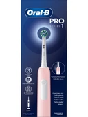 Oral-B Pro Series 1 Pembe Elektrikli Diş Fırçası, 1 Diş Fırçası Başlığı, Braun Tasarımı - 1