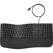 HP 480 Comfort Kablolu Usb-A Klavye Siyah 8T6M1AA - 1