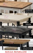 Yanlardan Açılır Yakamoz Dişbudak  Masa Topkapı Ayak 4 Ad Çapraz Sandalye 1 Ad Çapraz Bench Sandalye - 4