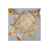 Vintage Gazete Desenli Sunum Kağıdı 50 Adet - 2