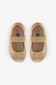 Hopfrög Smart Walker Mary Jane Altın Yıldız Barefoot Kız Babet Ayakkabı H020907100 - 5