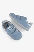 Hopfrög Smart Walker Recycled Canvas Eco Açık Mavi Barefoot Çocuk Ayakkabı H020902027 - 1