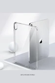 iPad Air 11 2025 M3 Çip Uyumlu Fuchsia Darbe Emici Koruyucu Şeffaf Silikon Kapak thumbnail 1