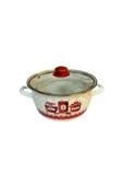 Lüks Emaye Kızartma Tenceresi Fritöz 22cm 3,90 Litre Reçel T-3698 - 1
