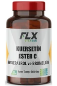 Flx Quercetin Ester C Resveratrol Bromelain Vitamin D Magnezyum Aserola 60 Tablet - 1