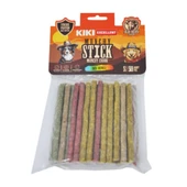 Kiki Excellent İnce Munchy Sığır Derisinden Çubuk Kemik Köpek Ödülü 50 Adet Renkli - 1