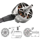 Emax ECO II 2207 2400KV Fırçasız Motor Çelik Mil Model Uçak Rc Multicopter Quadcopter Drone Fpv Yarış 3S 4S Yüksek Güç Bldc Lipo - 5