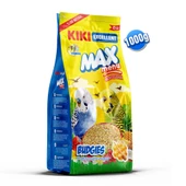 KIKI Excellent Kuş Max Menu Budgies Ballı Muhabbet Kuşu Yemi 1000 gr. 8 Adet (Kutu) KB302B8 - 1