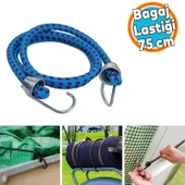 Kancalı Elastik Motorsiklet Oto Araç Araba Bagaj Lastiği Bisiklet Sabitleme Lastik Ahtapot 75 cm - 1