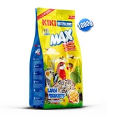 KIKI Excellent Kuş Max Menu Large Parakeets Büyük Pareket Yemi 1000gr 8 Adet (Kutu) - 1