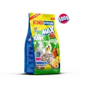 KIKI Excellent Kuş Max Menu Baby Parekets Yavru Paraket Kuşu Yemi 500 gr. 12 Adet (Kutu) KB304B12 - 1