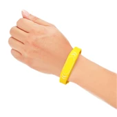 125Khz Rfid Manyetik Bileklik Sarı  Su Geçirmez Silikon Proximity Göstergeç 125 Khz Kapı Geçiş Personel Takip Depo Havuz EM4100 - 2