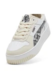 Puma Carina Street Snake Chic 401611 01 Kadın Sneaker Ayakkabı Beyaz Siyah 36-40 thumbnail 5