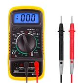 XL830L Dijital Multimetre  Ölçü Aleti Avometre Voltmetre Ampermetre Voltaj Akım Direnç Transistör Diyot Test Cep Tipi Mini - 1