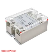 Ssr Modüller için Koruyucu Pleksi Kapak  Plastik Şeffaf Solid State Röle Üst Cover Kılıf Emniyet Güvenlik SSR-10AA SSR-10DA SSR-25DA SSR25AA SSR-40AA SSR-40DA thumbnail 2