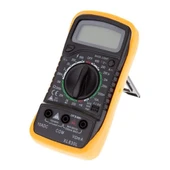 XL830L Dijital Multimetre  Ölçü Aleti Avometre Voltmetre Ampermetre Voltaj Akım Direnç Transistör Diyot Test Cep Tipi Mini - 6