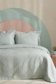 Sunrise Çift Kişilik Yatak Örtüsü Mint - 1