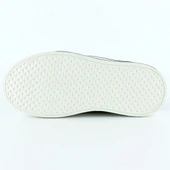 Erkan Saçmacı Siyah Beyaz Yüksek Taban Spor Fileli Taşlı Bağcıklı Platform Sneaker - 5