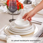 Karaca Red Carpet Collection Streamline Sunset Porselen 59 Parça 12 Kişilik Yemek Takımı Gold - 5