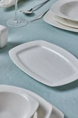 Square Bone Salus 53 Parça 12 Kişilik Yemek Takımı - 12