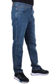 Twister Vegas 132-310 Mavi Yüksek Bel Rahat Paça Erkek Jeans Pantolon - 1
