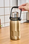 Adent Çelik Sızdırmaz Termos 800 Ml Gold - 3