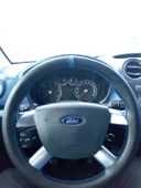 DİKİŞLİ DİREKSİYON KILIFI SİYAH DERİ MAVİ YÜZÜK MAVİ DİKİŞLİ FORD CONNECT İÇİN thumbnail 1