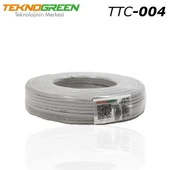 TeknoGreen  4 Uçlu Köken Kablo 100 mt - 1