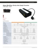 500 Watt 12 Volt Ups (Şebeke Şarjlı) Modifiye Sinüs İnverter - 4