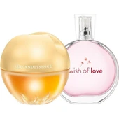 AVON Incandessence + Wish Of Love Kadın Parfüm EDP 50ml set - 1