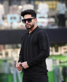 Baros Polo Yaka Uzun Kol Erkek Örme Triko-7163 - 1