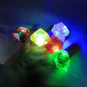 Kristal Tasarımlı Led Işıklı Kırmızı Yüzük - 5
