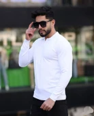 Gewer Polo Yaka Uzun Kol Erkek Örme Triko-7152 - 2