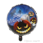 Happy Halloween Balkabağı Folyo Balon 18 inç - 1