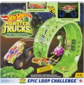 Monster Trucks Karanlıkta Parlayan Çemberde Yarış Seti HBN02 - 1