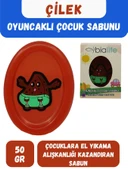 ÇİLEK Özlü El Yapımı Oyuncaklı Çocuk Sabunu - Bialife - 1