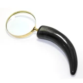 Pirinç Boynuz Saplı Büyüteç Model 3 thumbnail 1