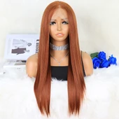 Açık Bakır / Kahve Tül Peruk thumbnail 2