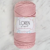 Loren Polyester Soft Macrame Pembe El Örgü İpi - Lm042 - 34446 - 1
