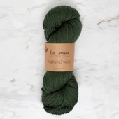 La Mia Natural Wool Yeşil El Örgü İpi - L801 - 34399 - 1