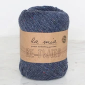 La Mia Re-tweed Lacivert Melanj El Örgü İpi - L108 - 34412 - 1